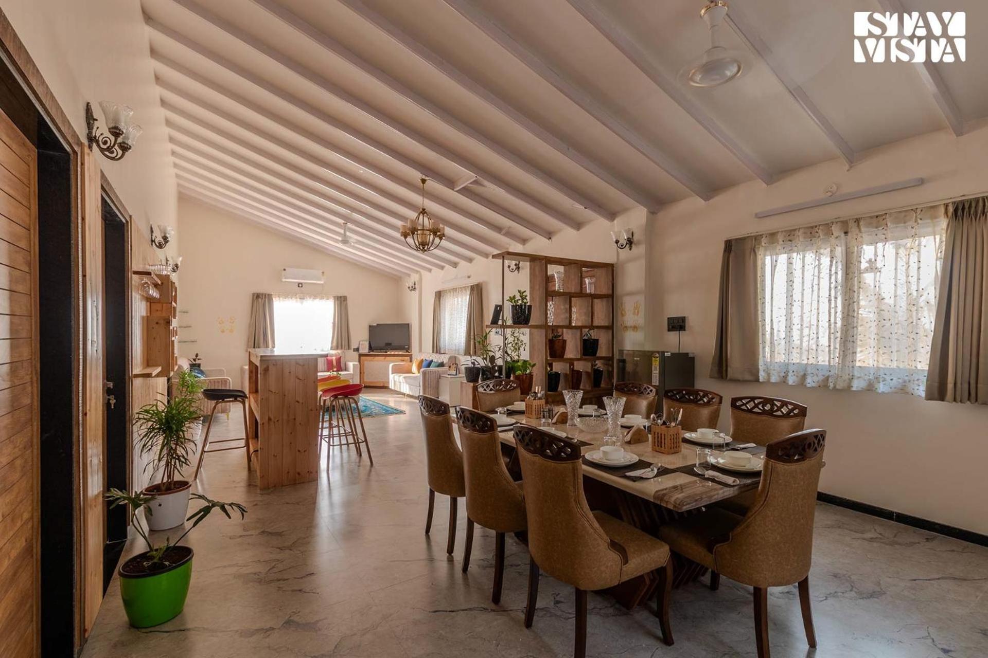 Stayvista'S Harvest Haven - Pool-View Villa With Deck & Machan Near Sula 나식 외부 사진